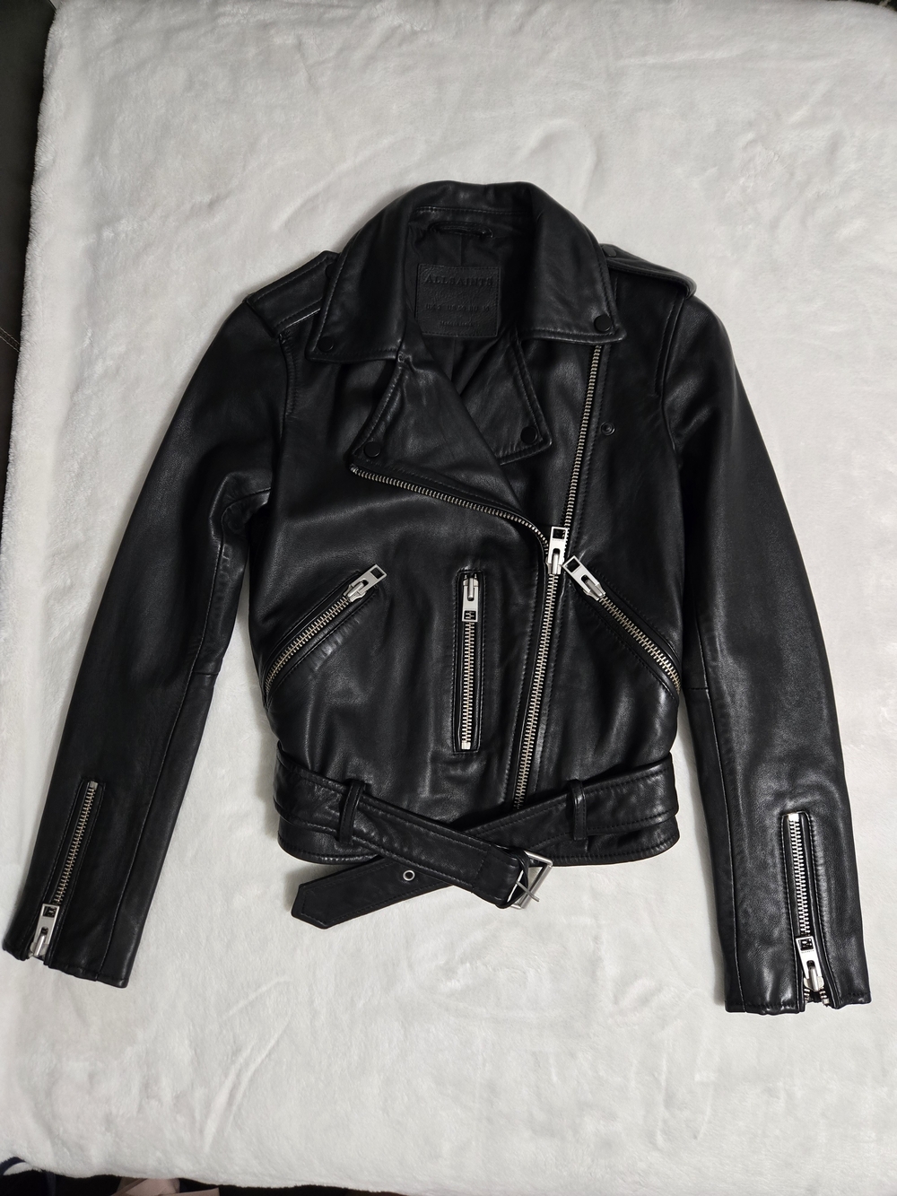 AlSaints Women's Balfern Leather Biker Jacket